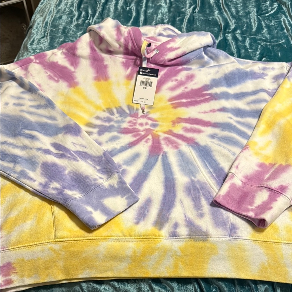 NWT Women’s Chaps Tie Dye Hoodie